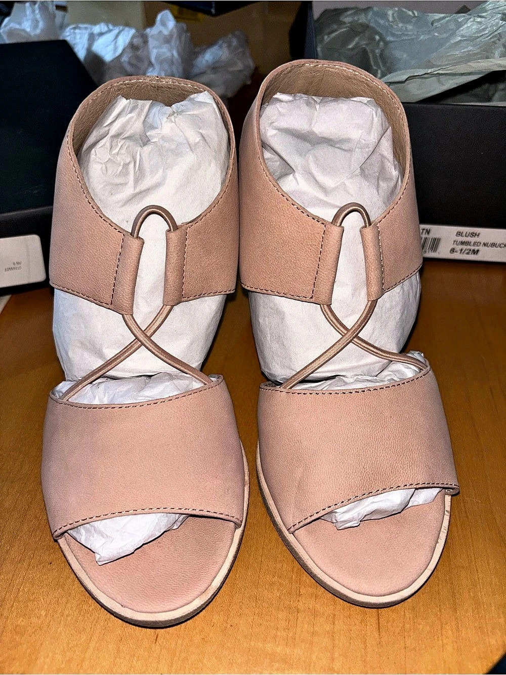 Eileen Fisher Block Heel Sandals in Pink US 6.5 NWT